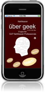 Uber Geek iPhone app