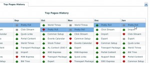 Top Pages History Report