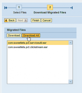 NW 7.30 EAR Files Downloading the EAR files and unzip them to a folder on the computer being used for NWDS.