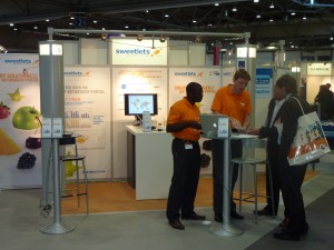 Sweetlets booth at the DSAG conference