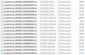 SAP Activity Data Collector (ADC) log files