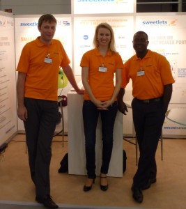 The Sweetlets booth at DSAG 2012