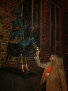 The main emblem of Bremen, Germany