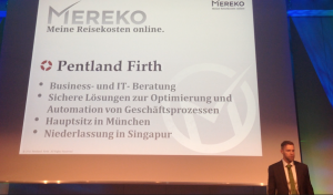 Our great colleague Normen Deutschmann at the ""Best in Cloud 2013"