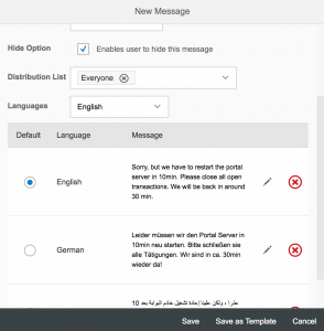 Save time and establish consistency. Quickly create messages from your custom template list.