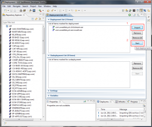 Deploying the NW 7.30 Portal application files using NWDS