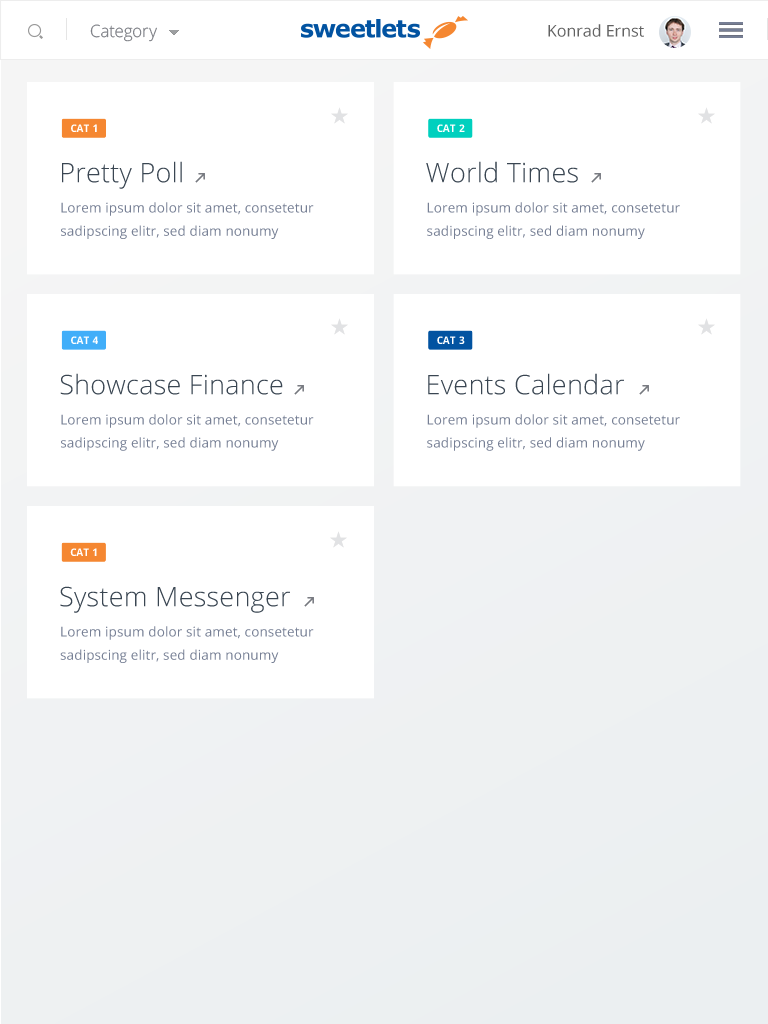 On-the-fly pick your favorite reports with super easy handling.