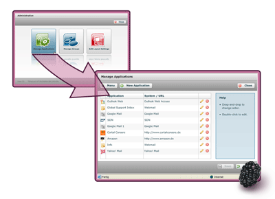 Leverage groups to organize applications into logical blocks.